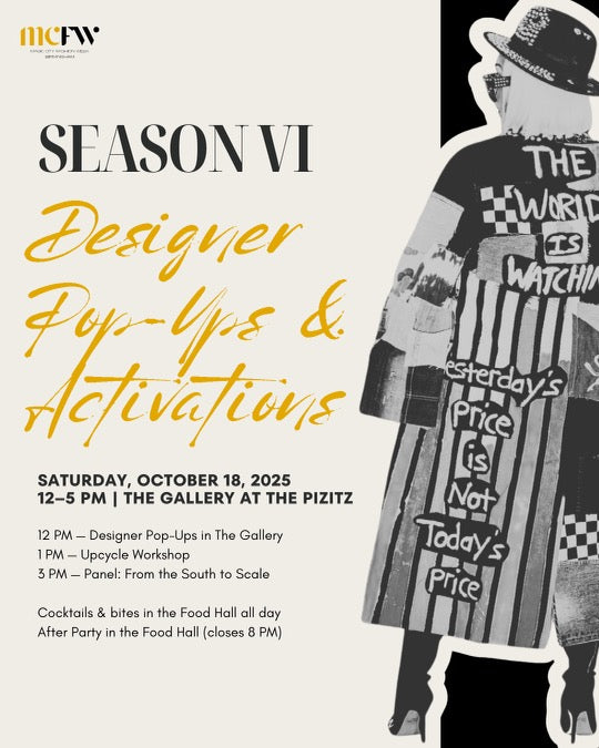 MCFW Fashion Lab: SEW WHAT? Beginner Garment Construction + Up-cycle Lab